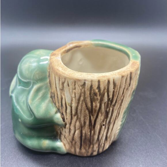 Majolica Vintage Lucky Elephant succulent‎ small Planter - Picture 4 of 7